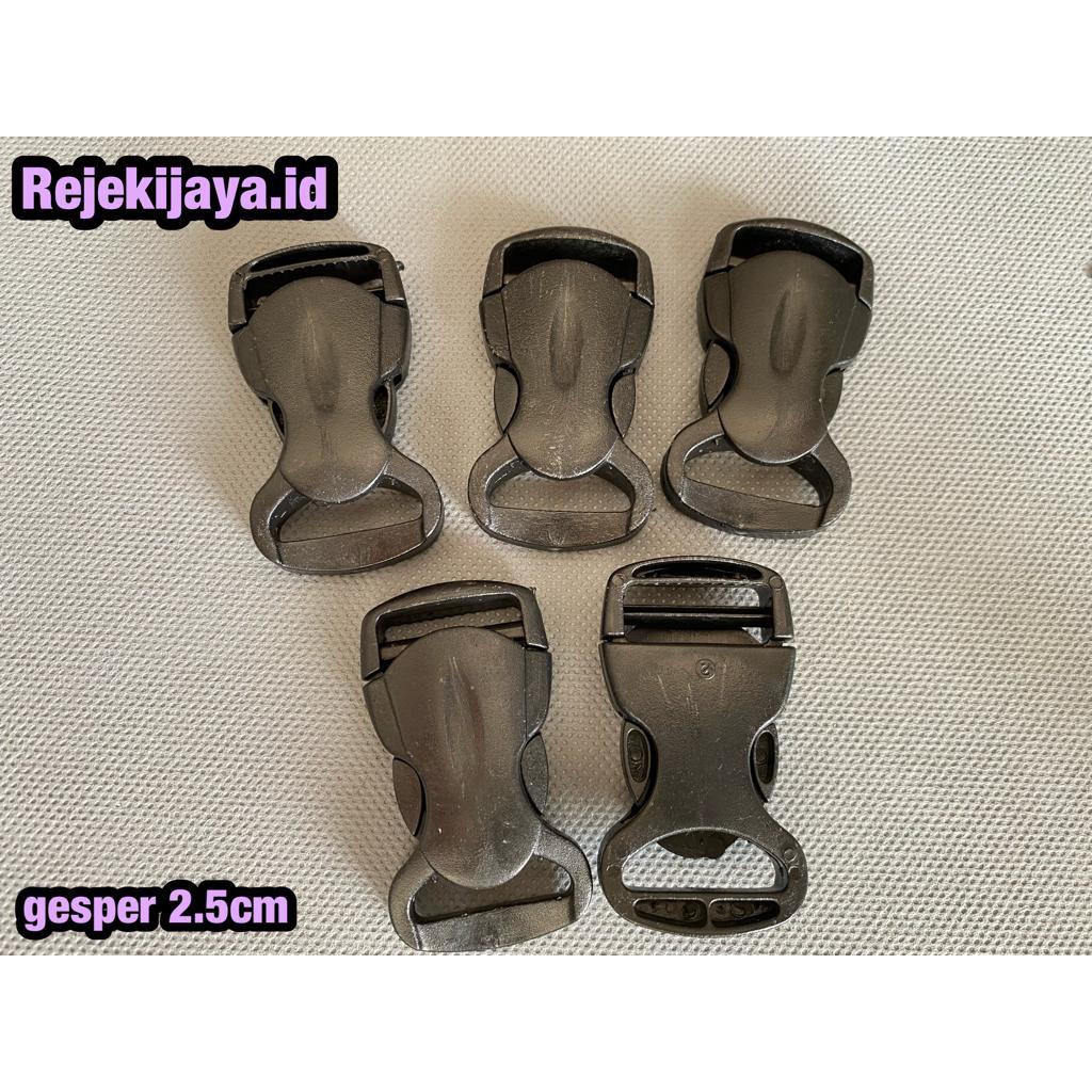 BUCKLE PLASTIK 2.5 CM DOUBLE COIN / KUNCI SODOK 2.5 CM DOUBLE COIN