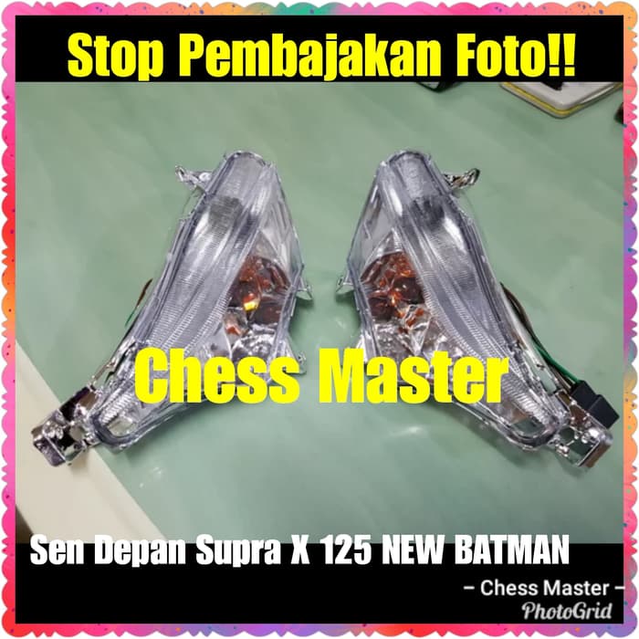 Lampu Sein Depan Honda Supra X 125 New 2007 Assy Batman - MF Variasi Motor