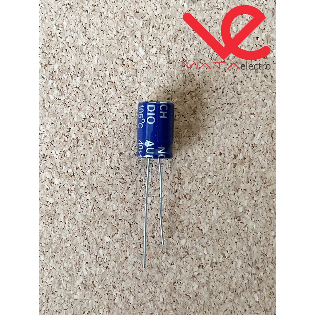 KAPASITOR ELCO 100UF 50V (1 BUAH) KAPASITOR CAPACITOR ELKO KAPASITOR 100 UF 50 V