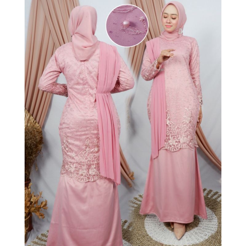 Gamis Duyung Salendang / Kebaya Gamis / Gamis Salendang / Kebaya Modern / Kebaya Wisuda / Gamis