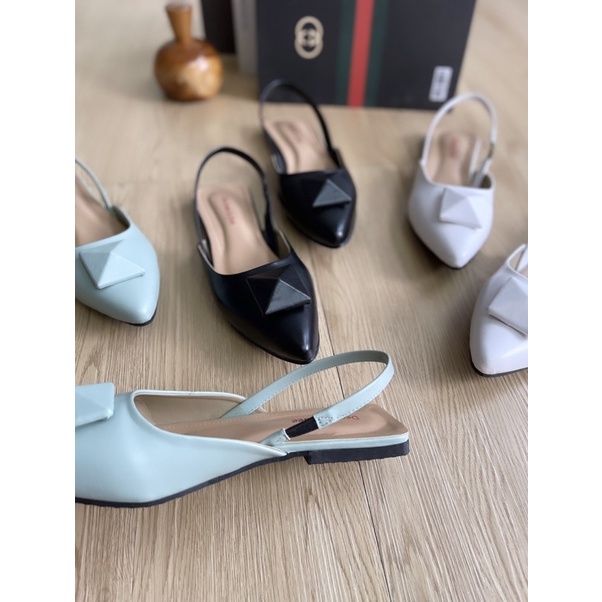 DECLARE&amp;DEE SANDAL TERBARU WANITA TALI BELAKANG SHEILA PIRAMID