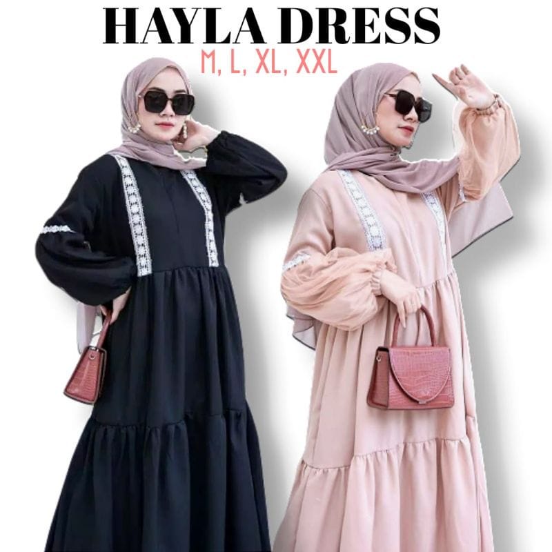 Baju Muslim Wanita Terbaru 2021 Hayla | Baju Kondangan Kekinian | Baju Pesta Terbaru |Dress kondang kekinian | long dress terbaru | gamis