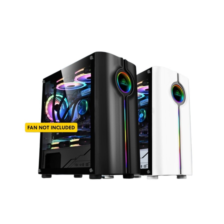 Casing Armaggeddon TRON HOLO 3 m-ATX RGB Holographic - Case TRON HOLO3