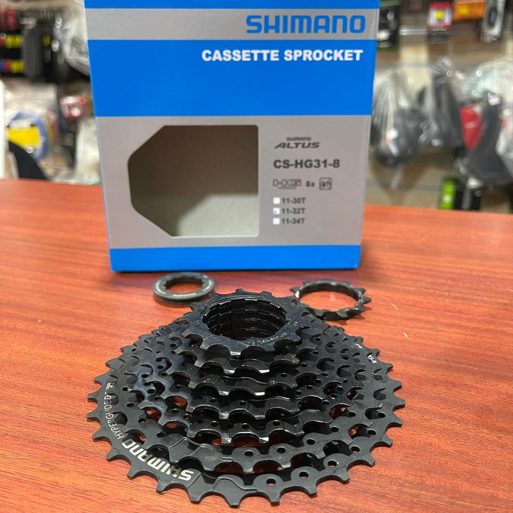 Sprocket  Shimano HG 31 8 Speed 11-32T Shimano HG31 Sprocket Cassete 8sp Shimano HG 31