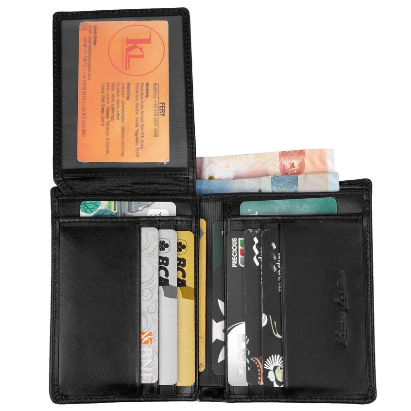 Kenes Leather Dompet Pria Kulit Asli Premium Ferguso Pullup - Free Gravir Nama