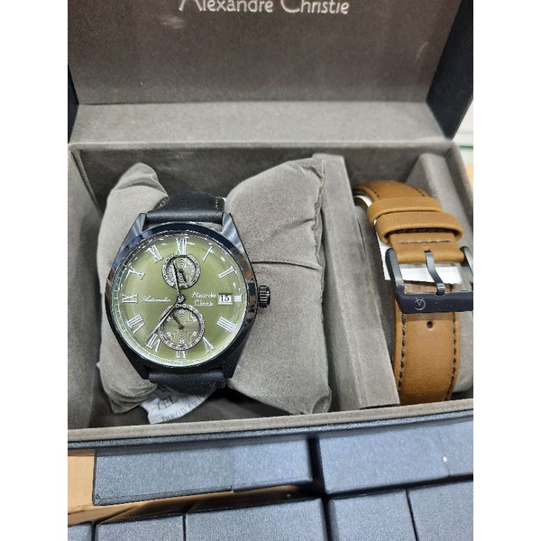 JAM ALEXANDRE CHRISTIE PRIA AC 3040 AUTOMATIC ORIGINAL BLACK GREEN