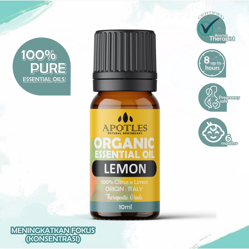 Lemon Pure Essential Oil - Minyak Aromaterapi Lemon Essential Oil 10ml