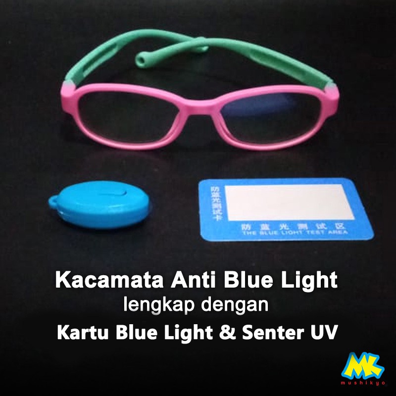 Kacamata Anak Anti Radiasi Gadget - Flexible Frame-1