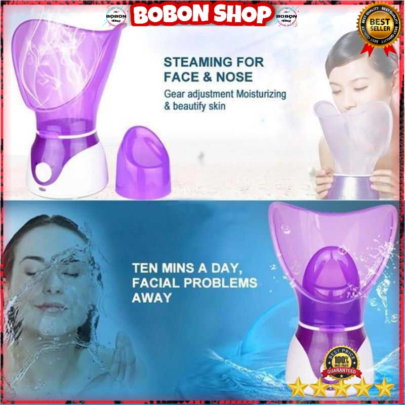 CkeyiN Air Humidifier Facial Steamer SPA Perawatan Wajah - MR290Z [Ungu]