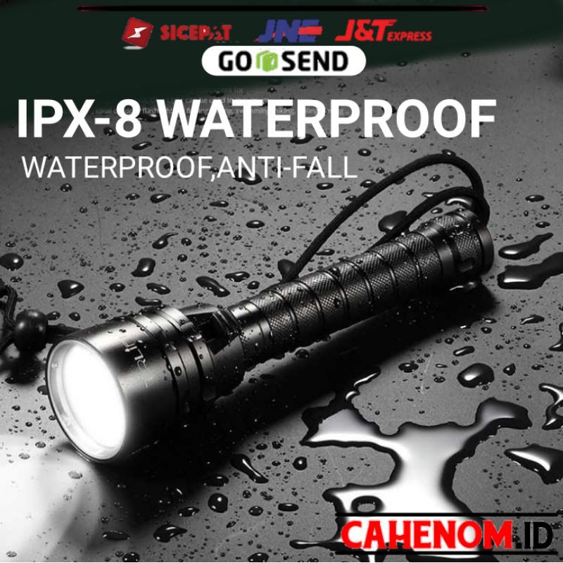 Senter LED Super Terang Anti Air