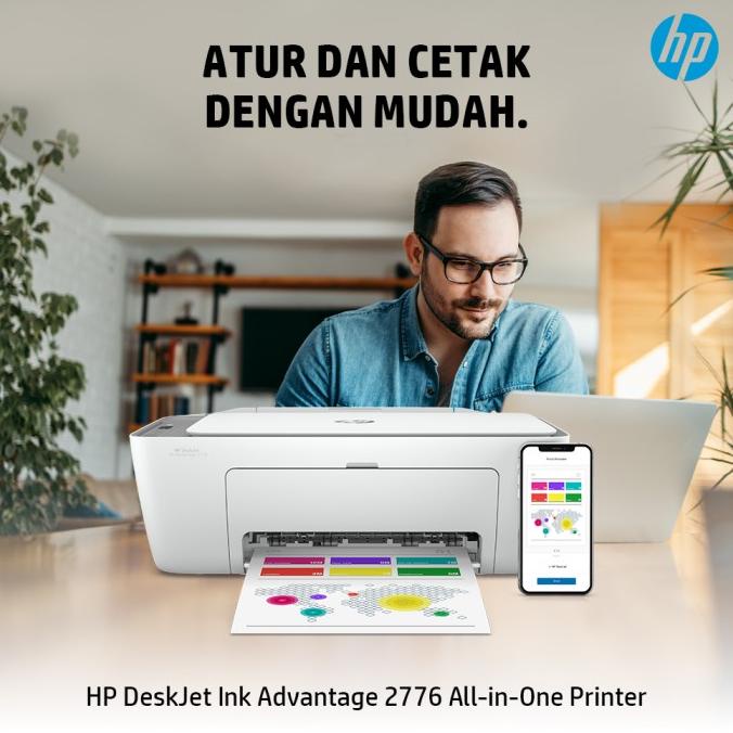 BANTING HARGA HP Deskjet Ink Advantage 2776 2775 All In One Printer Wireless Resmi - HP2776