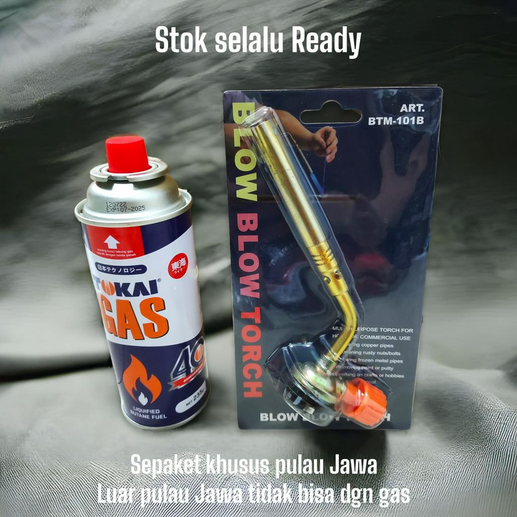 Paket Gas Torch Blender Las Portable Kepala Gas Portable Gas Las torch manual