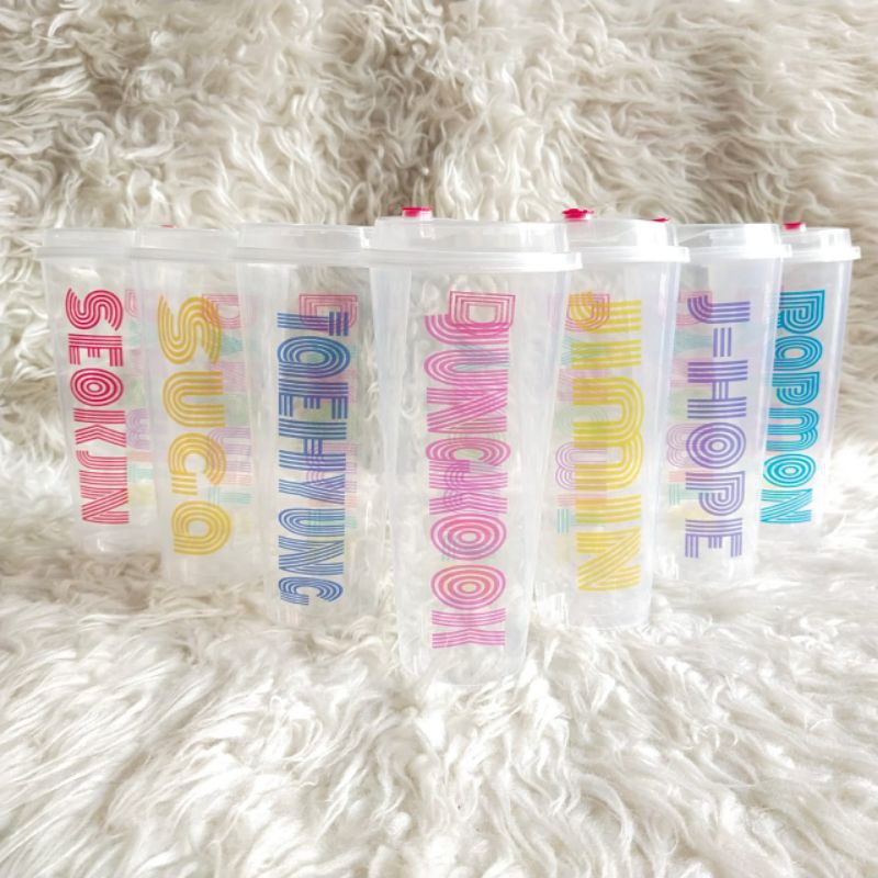 Botol Minum Reusable Cup BTS Member