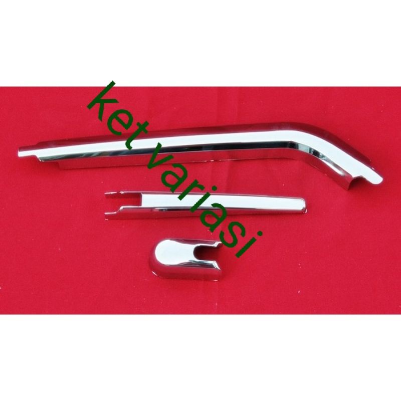 cover wiper grand old  innova 2005-2015 / fortuner lama chrome