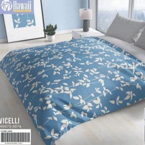 Satu Set Bedcover Hawaii My Love 180x200, Bedcover Sprei Tidak Rumbai3