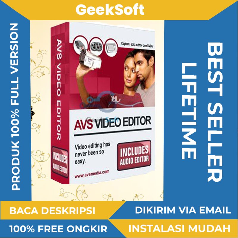 [FULL VERSION] AVS Video Editor 9 Software - GARANSI AKTIVASI