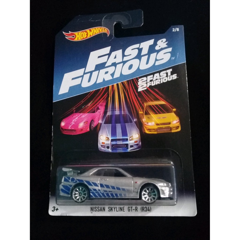 HOT WHEELS NISSAN SKYLINE GTR R34 FAST AND FURIOUS Terlaris