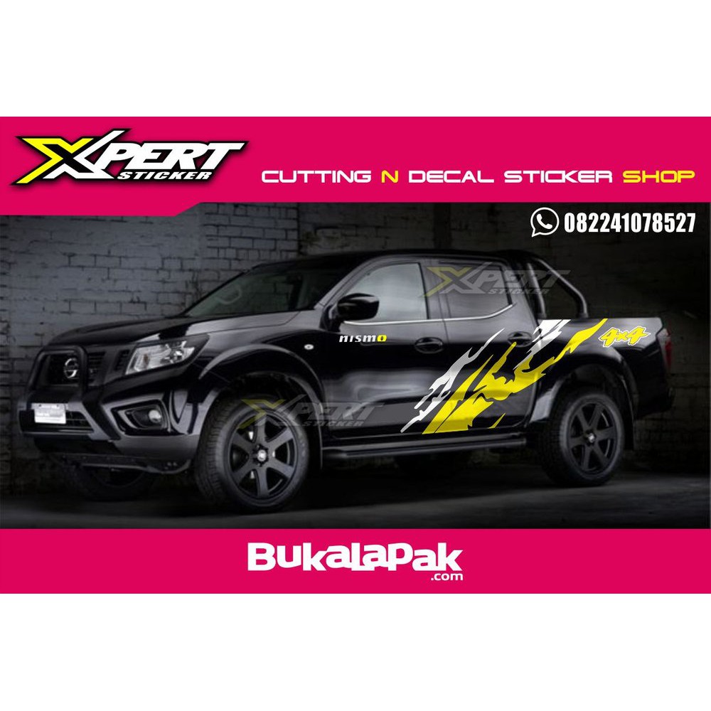 CUTTING STICKER NAVARA STIKER NAVARA DOUBLE CABIN STICKER HILUX Shopee Indonesia