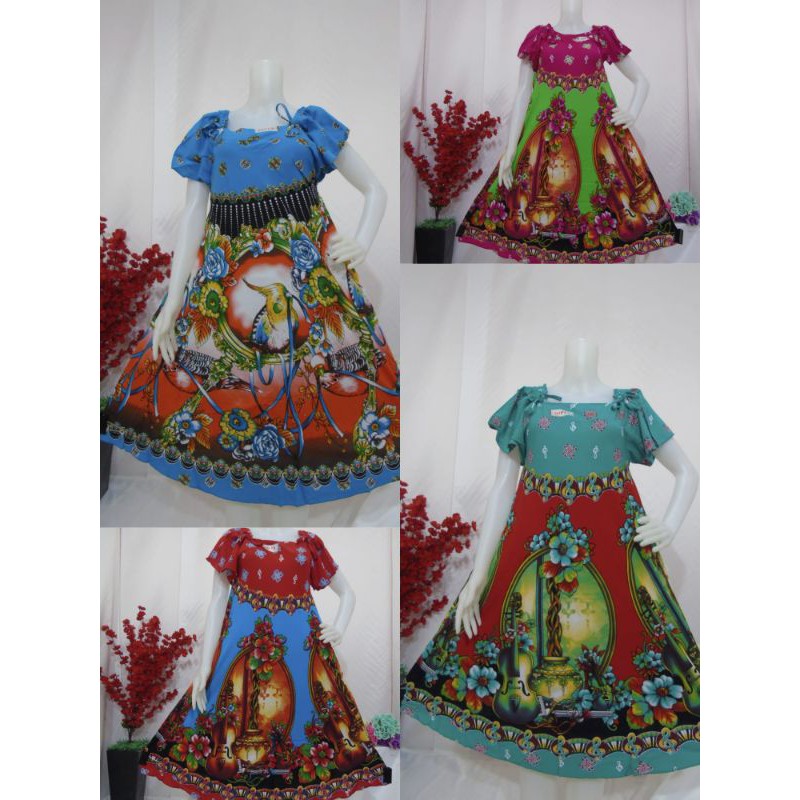 DASTER KLOK TALI SERUT KENCANA UNGU MULTIWARNA