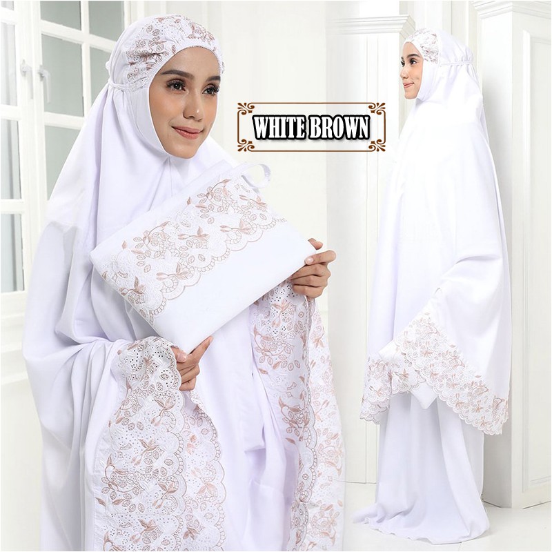 Mukena Dewasa Jumbo Mukenah Renda Bordir Premium Mukena Bali Mukena Traveli Multicolor Mukena Katun