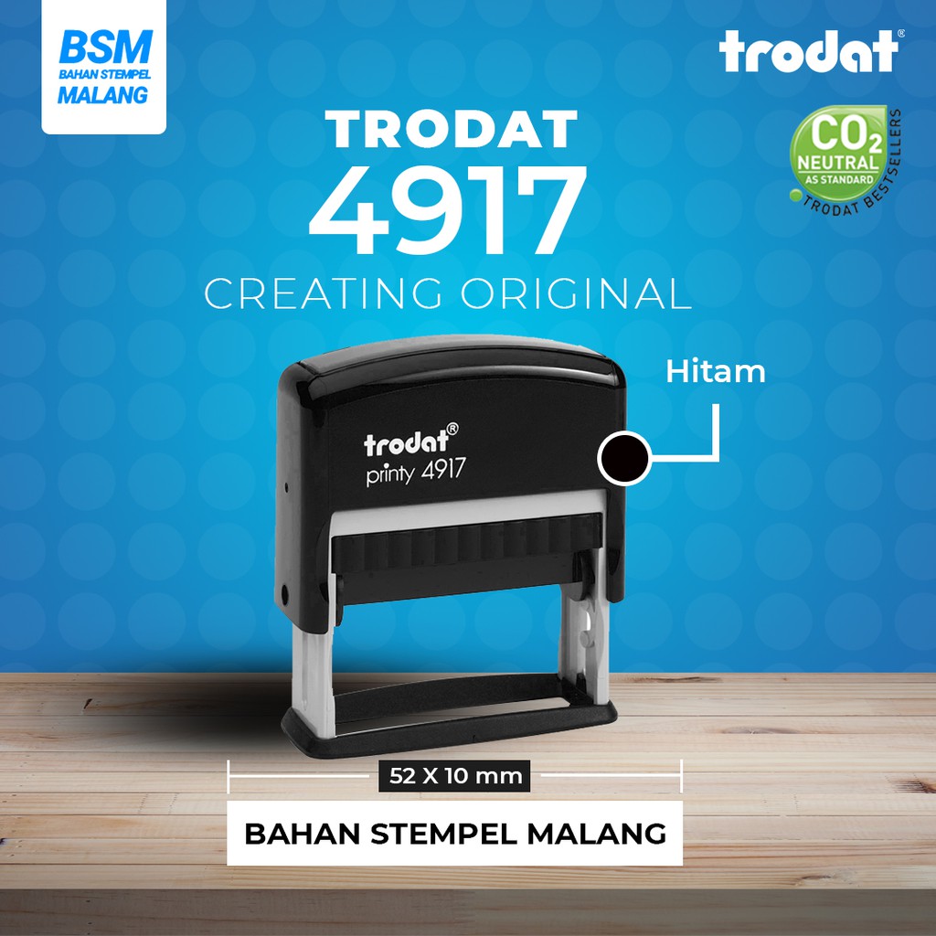 

Gagang Stempel Trodat 4917 - 52 X 10 mm
