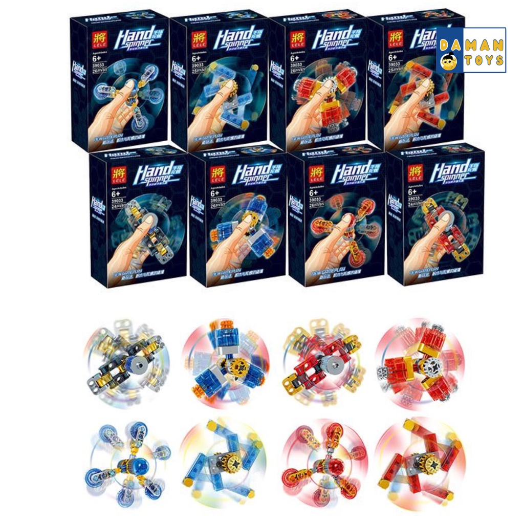 Fidget Spinner Bricks 1 set 8 model