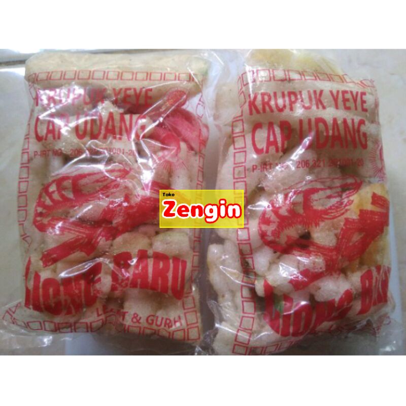 

(Isi 10) Krupuk YEYE cap UDANG Liong Baru