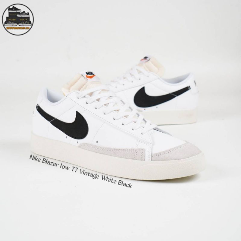 blazer white low