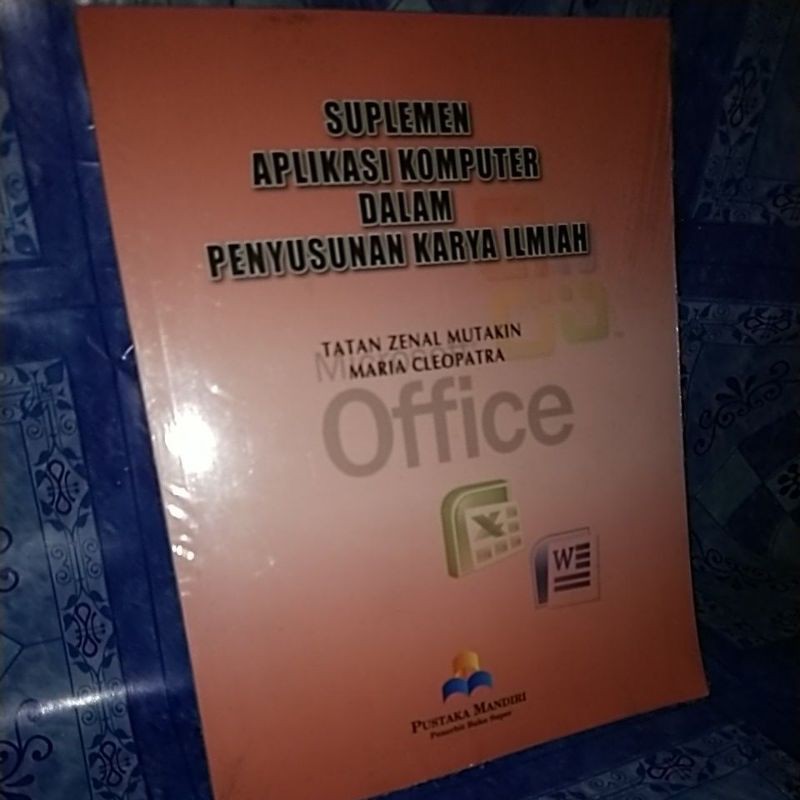 

aplikasi komputer dalam penyusunan karya ilmiah.buku ori