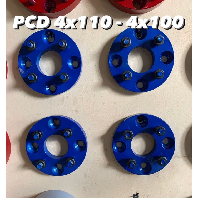 Adaptor velg mobil 4x110 ke 4x100 Tebal 2 cm