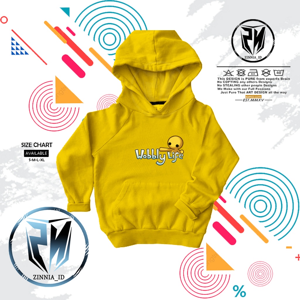 HOODIE ANAK LOGO GAME WOBBLY LIFE | SWEATER ANAK WOBBLYLIFE