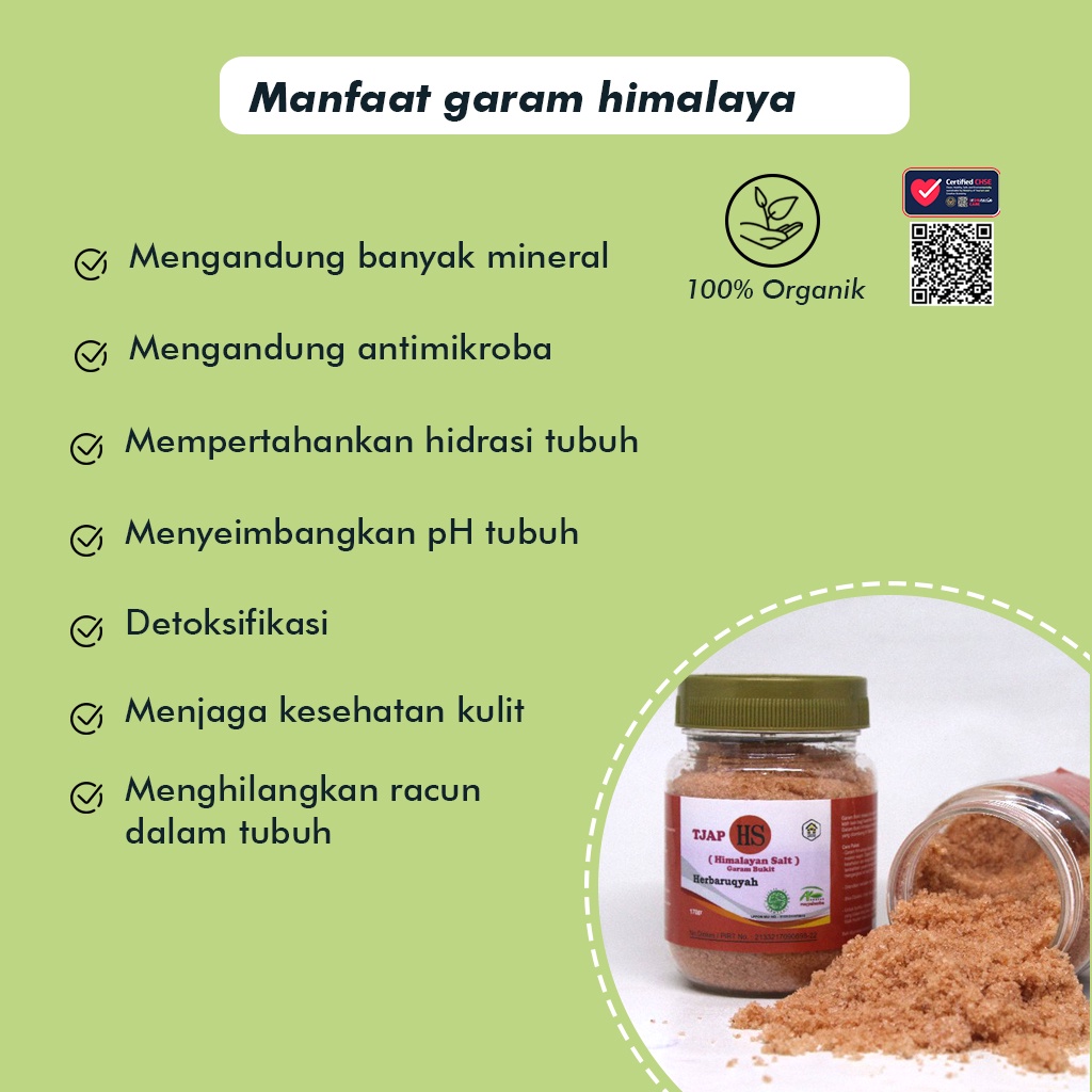 Garam Himalaya Asli Original Himalayan Salt Original Premium 170 Gram Garem Himalaya Garam Dapur Himalaya Salt