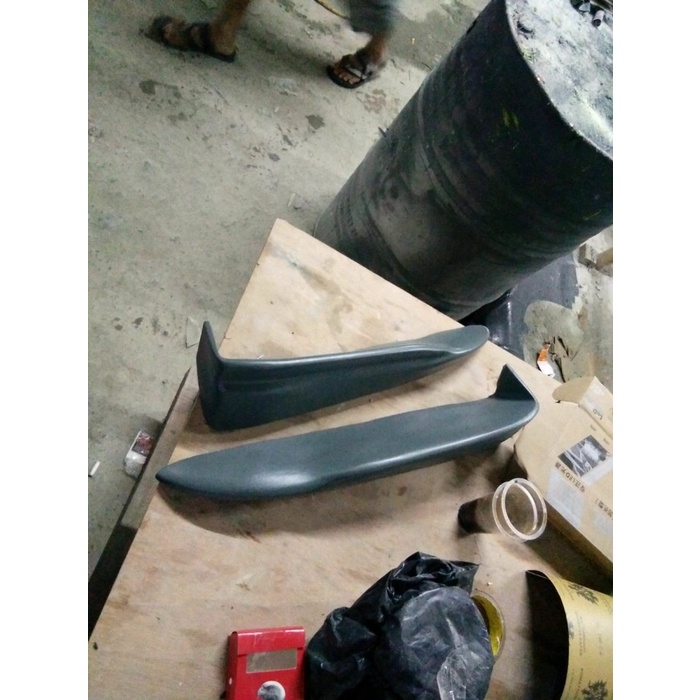 obral bodykit belakang add on kiri kanan lancer evo 3 bahan duraflex berkualitas dan tebal