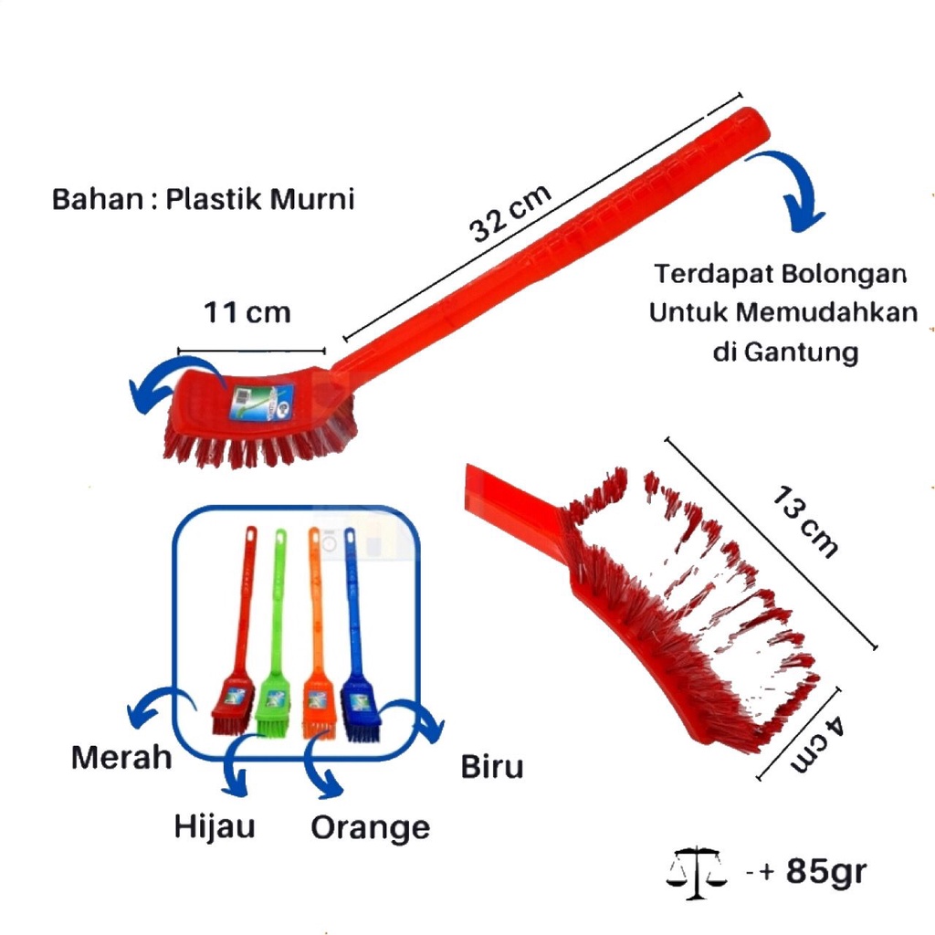 Sikat WC Gagang Panjang/ Sikat Bebek Pembersih Rumah Lantai/ SIkat Kloset WC