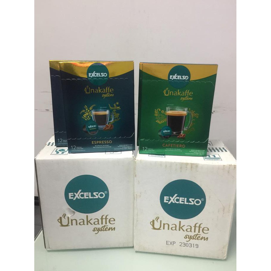 

Kapsul Excelso UNAKAFFE cafetiero/espresso