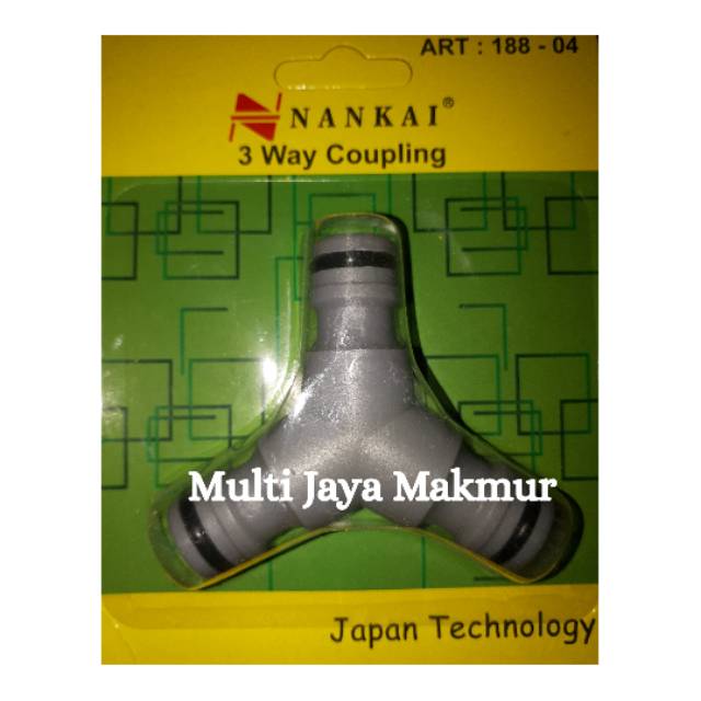 TAP ADAPTOR SAMBUNGAN / CONNEKTOR SELANG CABANG 3 NANKAI