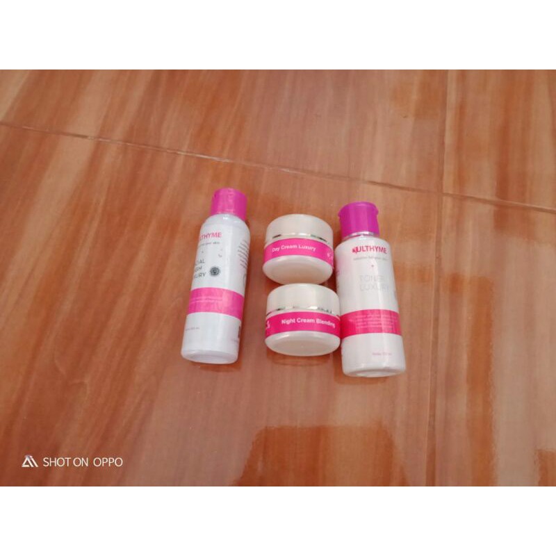 PAKET WAJAH ULTHYME/LUXURY/ACNE/OPTIMAL F1/BLENDING/MELANO/SUPER WHITENING