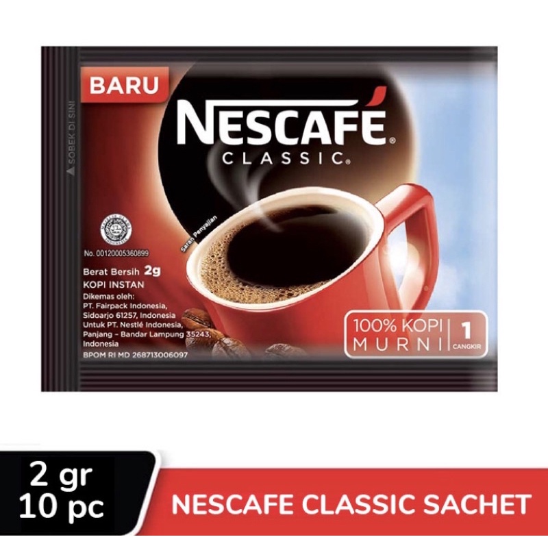 

NESCAFE Classic Coffee 10 x 2g