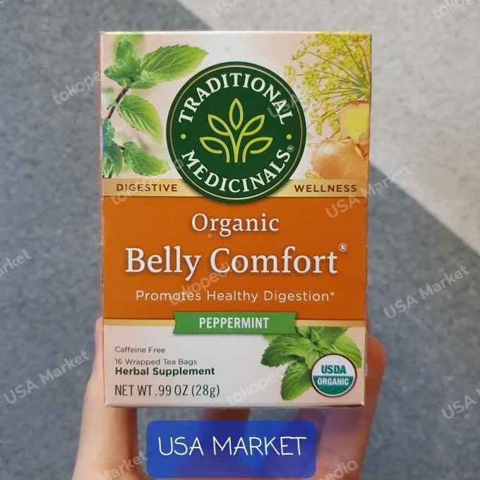 

Traditional Medicinals Organic Belly Comfort Peppermint 16 Tea Bags Lastmonth
