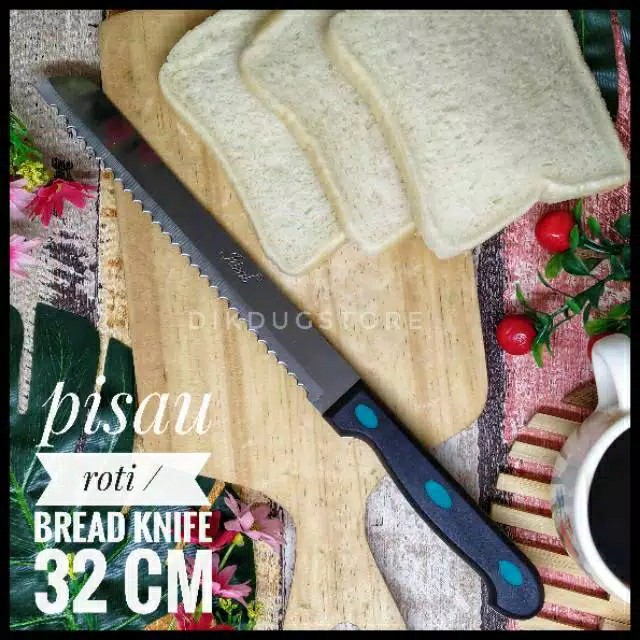 Pisau Roti - Pisau Gerigi - Bread Knife Ideal Id106 Murah