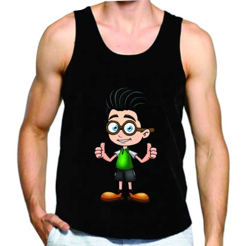 Singlet pria sablon gambar keren