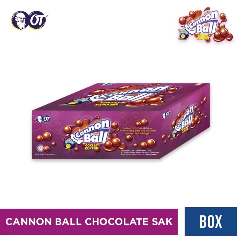 

Cannon Ball Coklat Kunyah