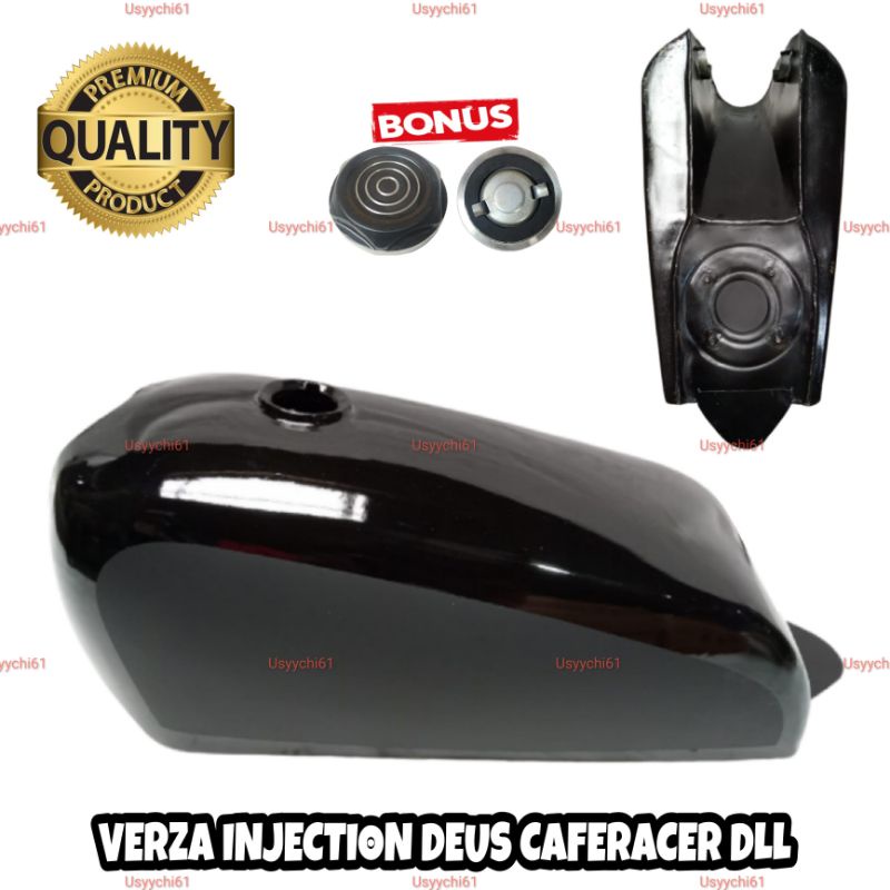 Jual Tangki Cat VERZA Custom Model Caferacer Deus Fuelpump injeksi