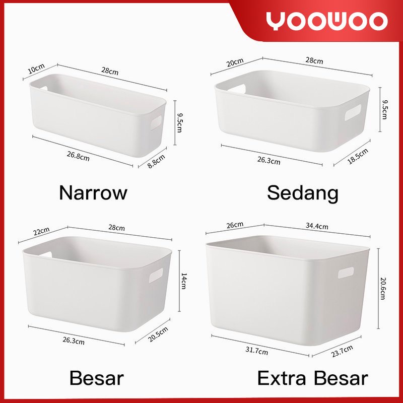 storage box  organizer / Lemari plastik / box organizer/ Kotak penyimpanan putih