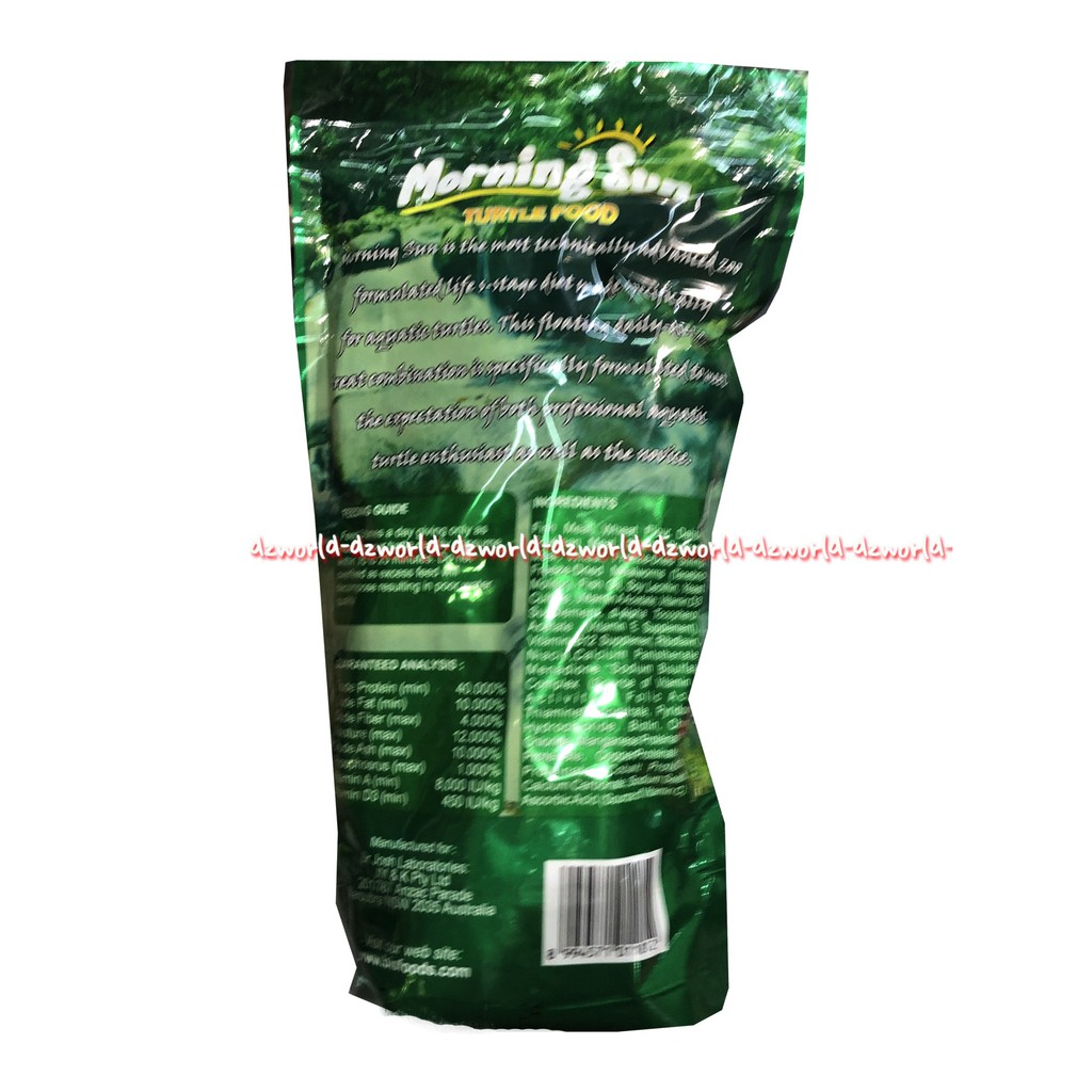 Morning Sun Turtel Food 120gr Shrimp Mealworms Makanan Kura Kura Penyu Morningsun