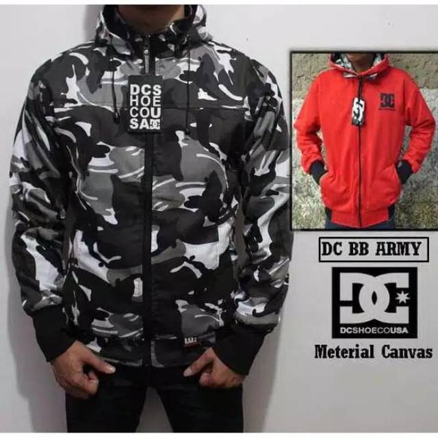 jaket army rusia dc bolak balik bisa pria dan juga wanita
