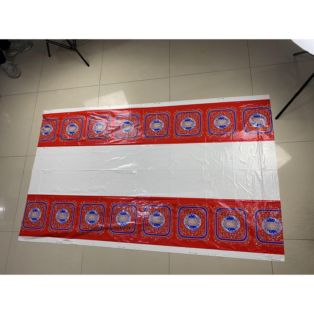 Taplak Meja/Table Cover Plastik/Plastic Motif Pesta Party Ulang Tahun/Plastik PVC Ukuran 100x137CM