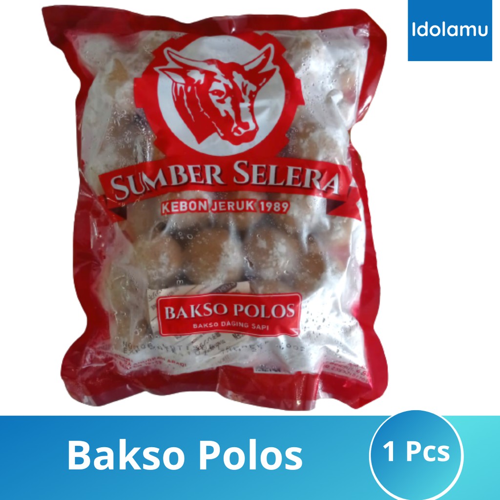 

Sumber Selera Bakso Polos Daging Sapi 650 gr