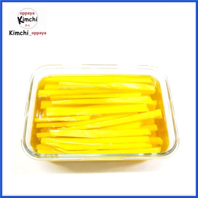 

02 Danmuji Kimbap Acar Lobak Kuning Untuk Kimbap 300Gram Isi 10 Potong Ds51Ghg