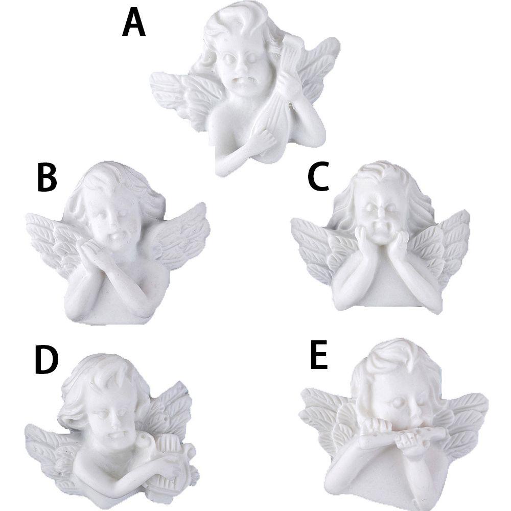 ❈ROWAN❈ 10Pcs/set 3D Jewelry Cabochon Embellishments Necklace Accessories DIY Angel Baroque Style Hot Resin